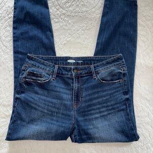 Old Navy Dark Blue Straight Leg Jeans